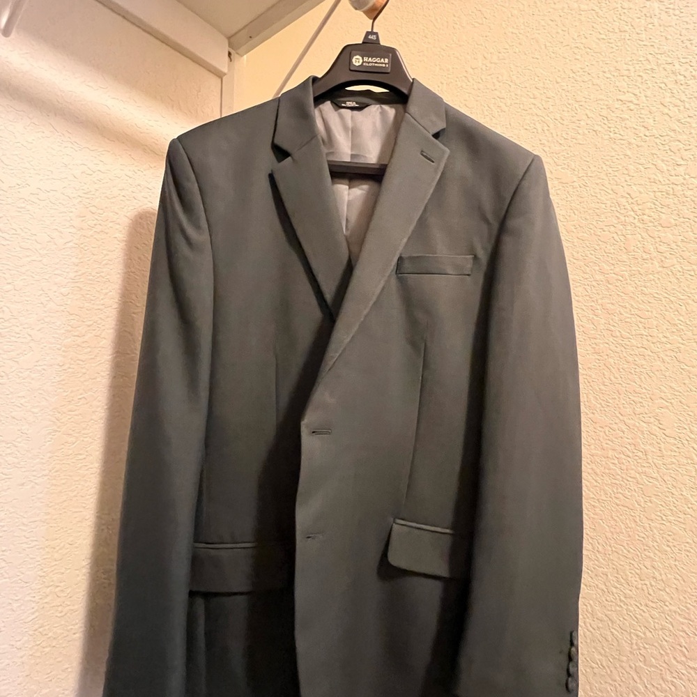 Haggar Gray Suit Jacket